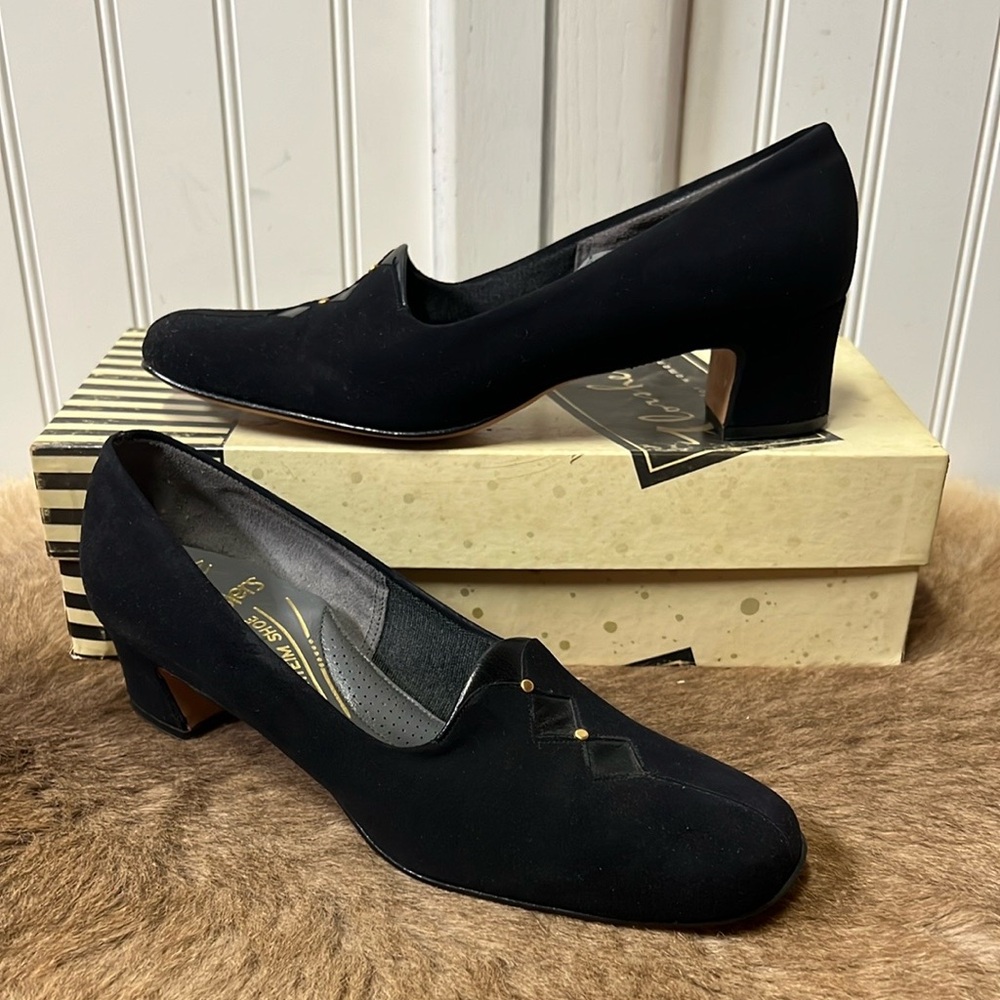 50s Florsheim Suede Loafers Shoes 7 Vintage - Picture 9 of 9